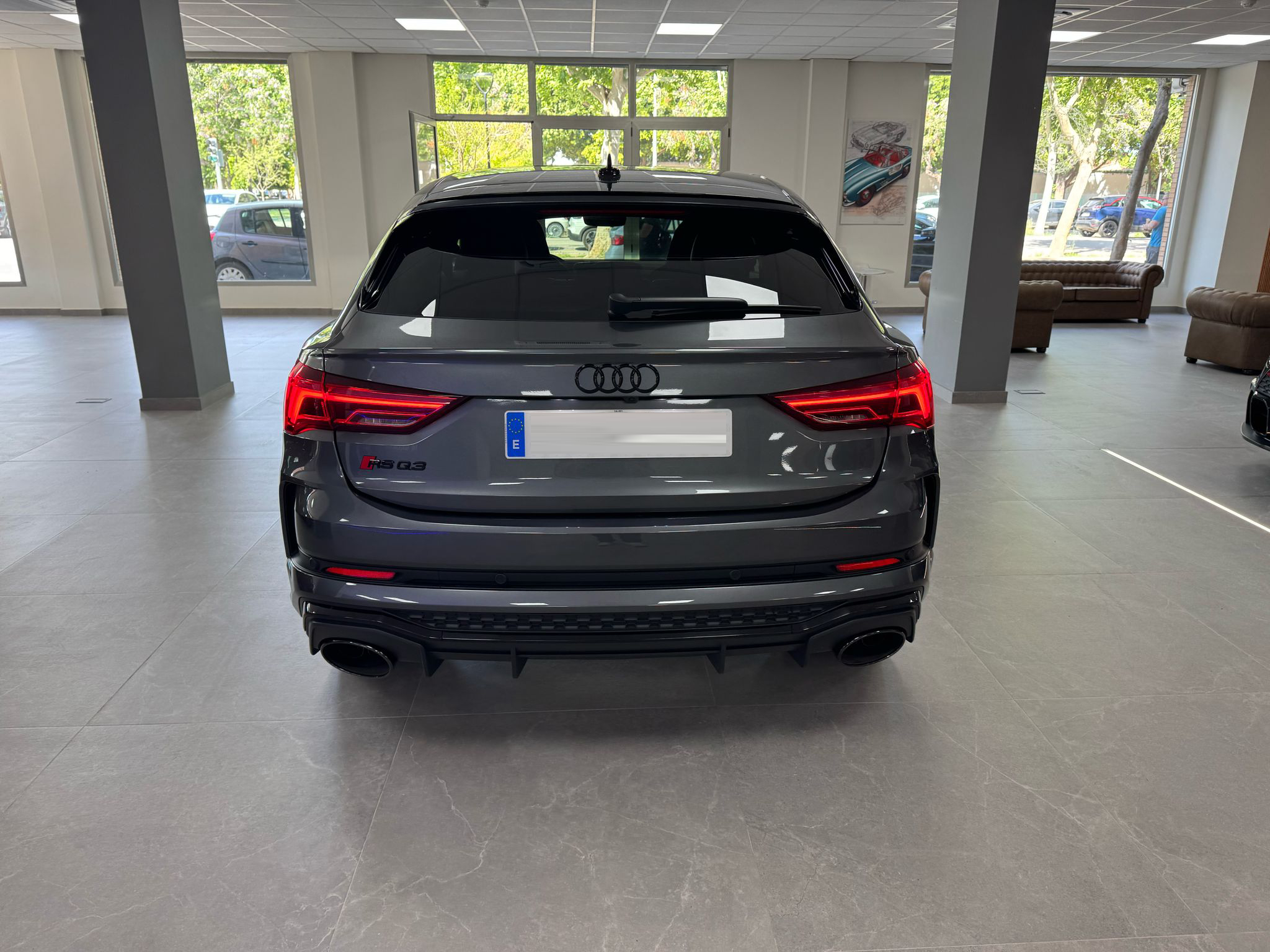 Luxury Car Rental Ibiza Audi RSQ3 Rear