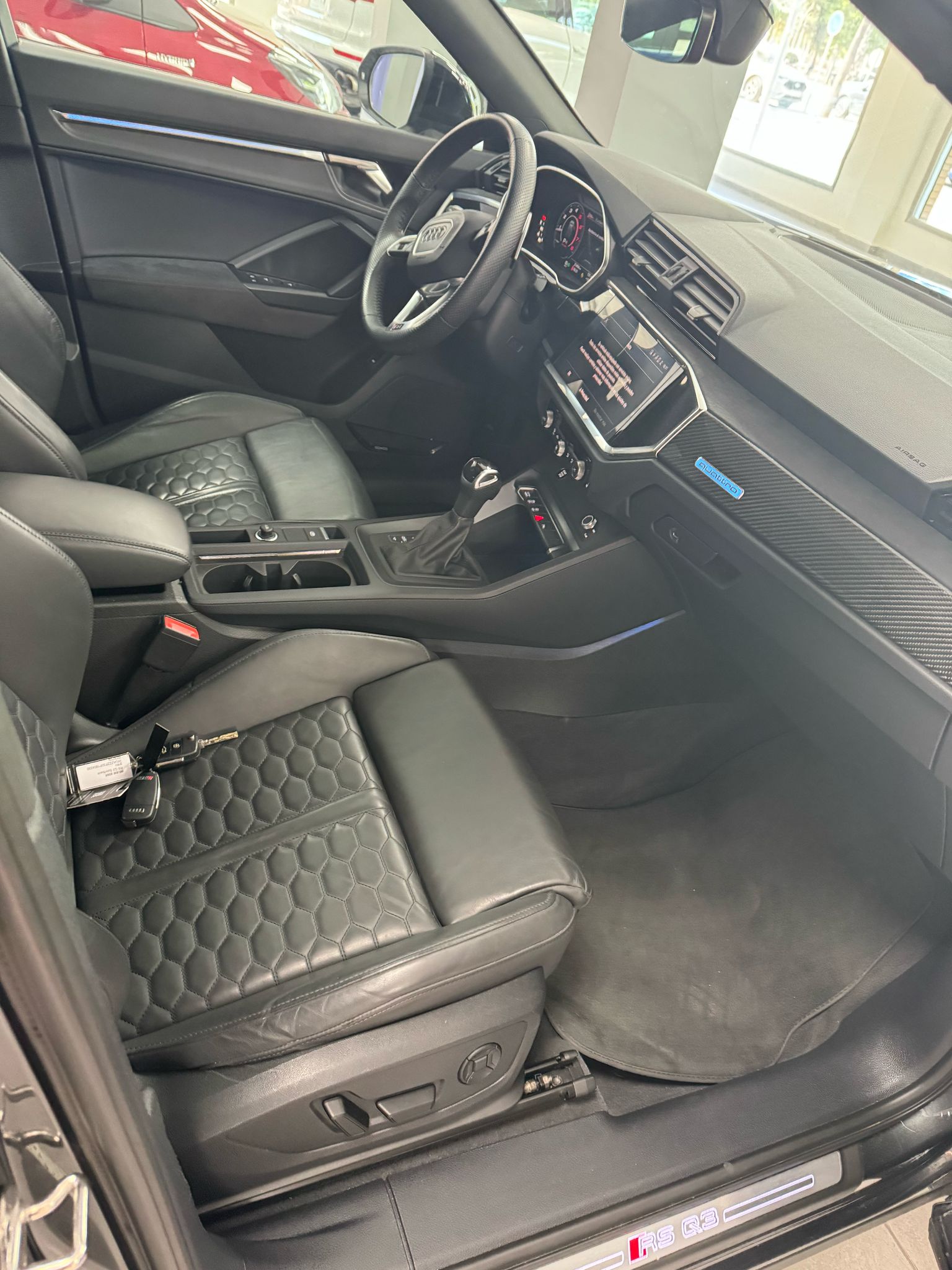 Luxury Car Rental Ibiza Audi RSQ3 Driver Seat