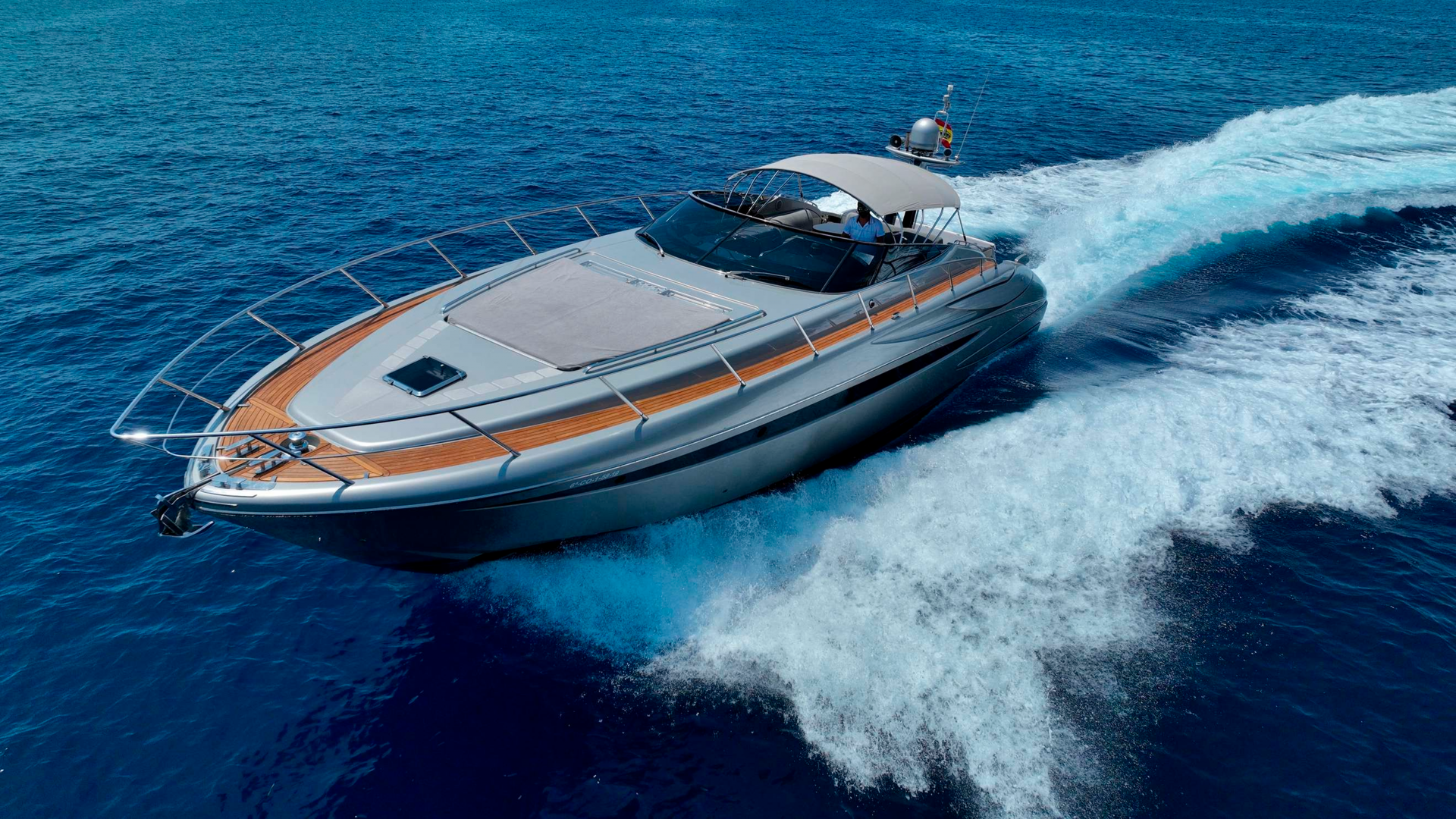Yacht Charter Ibiza Stessi Riva Rivale 52 Frontal