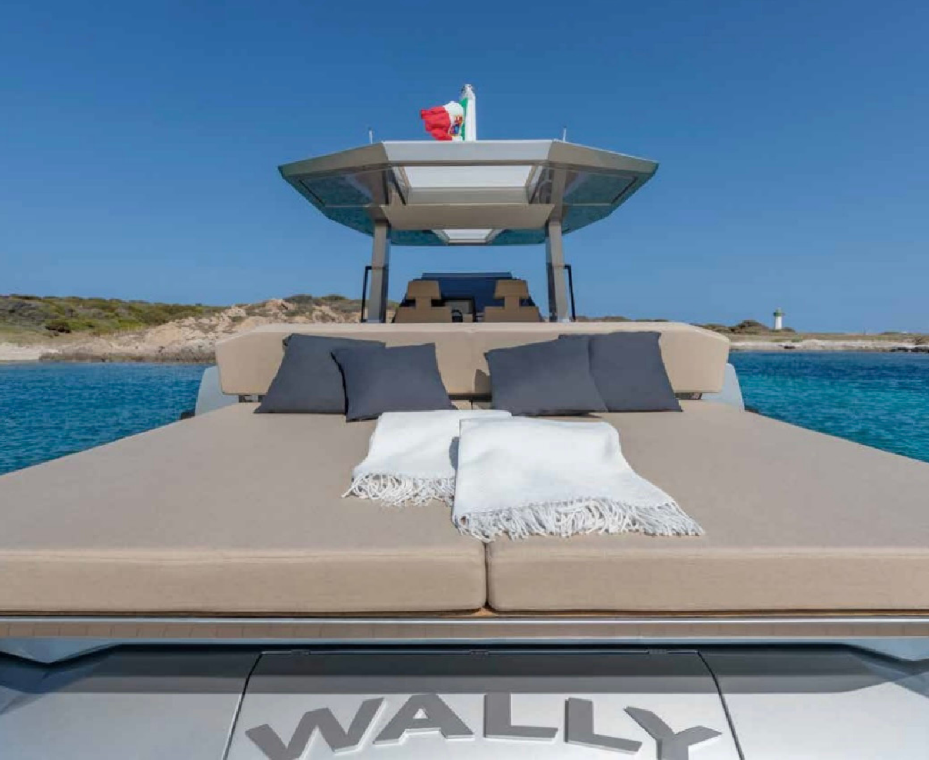 Luxury Yacht Charter Ibiza Solarium Wally Speed Boat